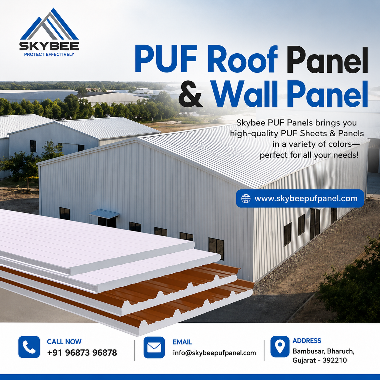 Top 10 Uses of PUF Panels in Industrial Buildings